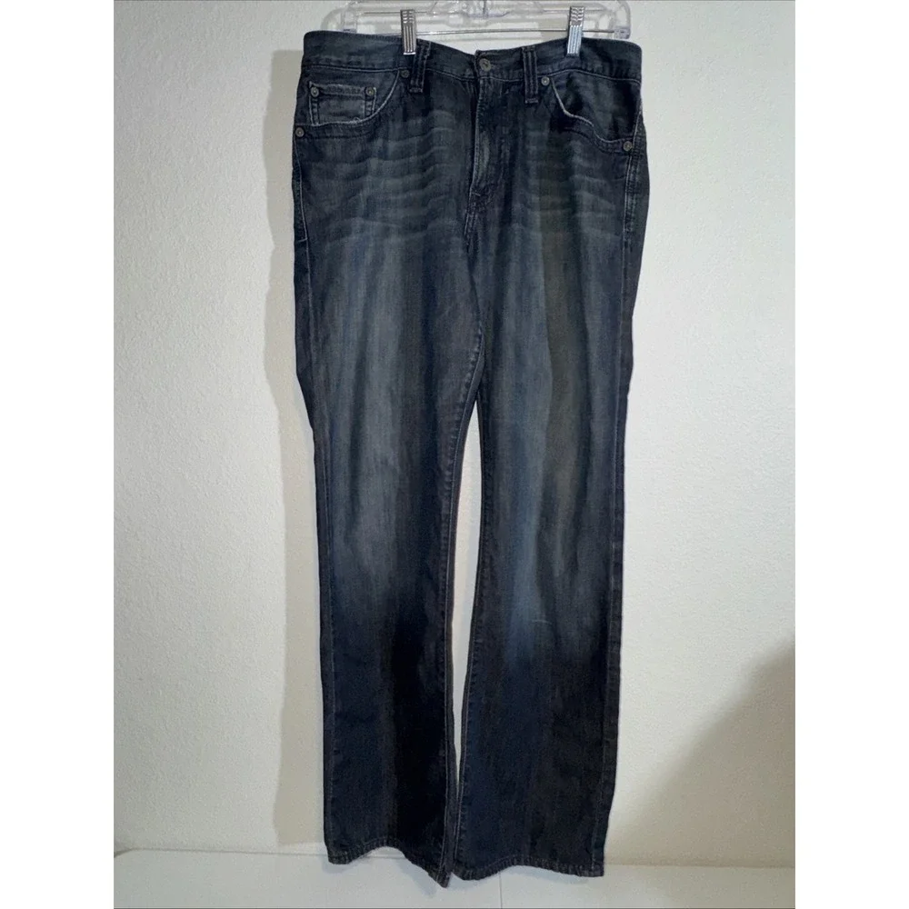 Vintage Lucky Brand Men's Blue Jeans 34X32 Dungarees Y2K